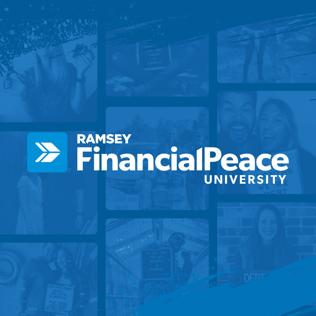 Promotional graphic for the Financial Peace class at Cross Assembly.