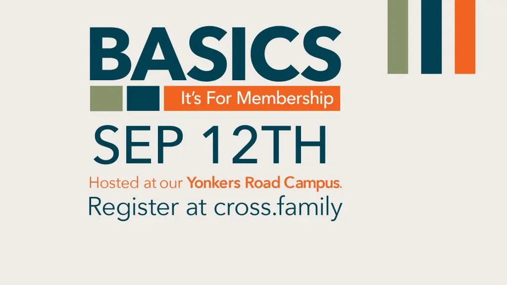 BASICS membership class on September 12 at Cross Assembly